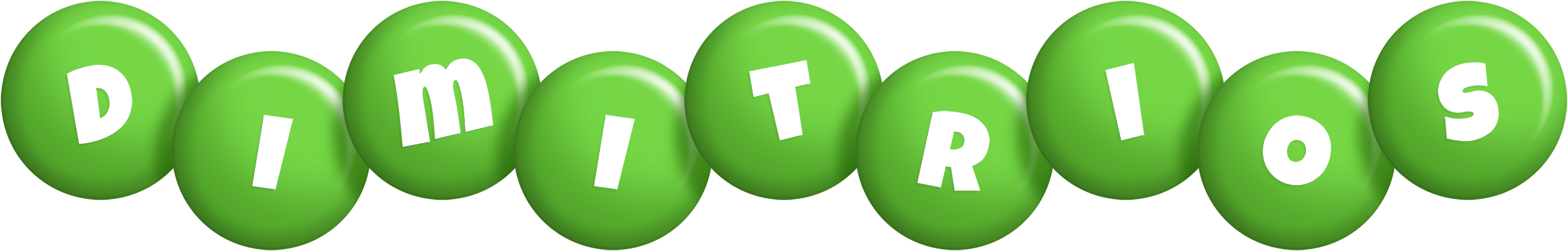 Dimitrios candy-green logo