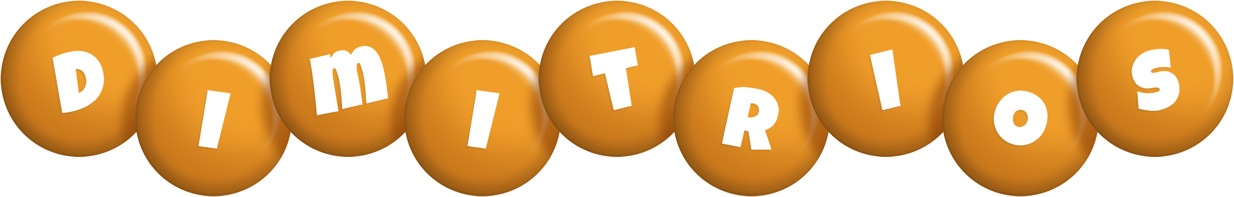 Dimitrios candy-orange logo