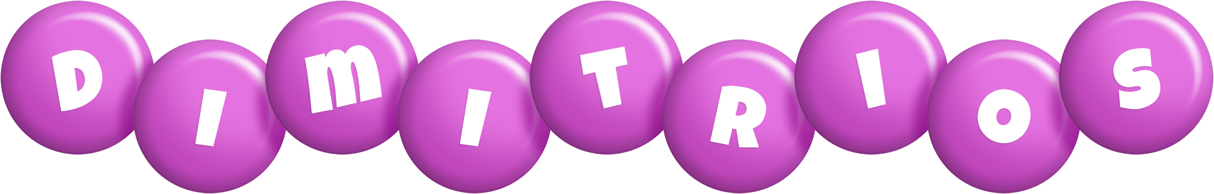 Dimitrios candy-purple logo