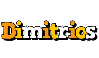 Dimitrios cartoon logo