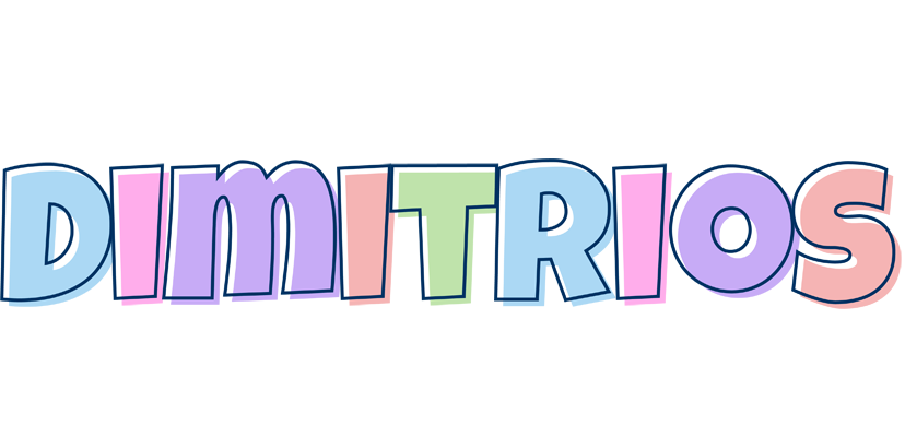 Dimitrios pastel logo