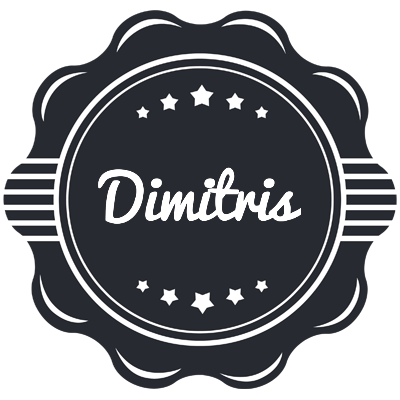 Dimitris badge logo