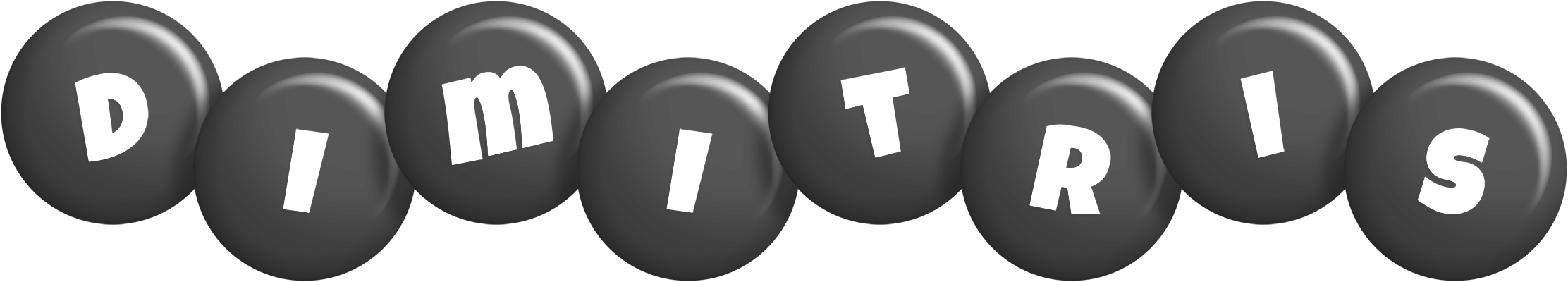 Dimitris candy-black logo