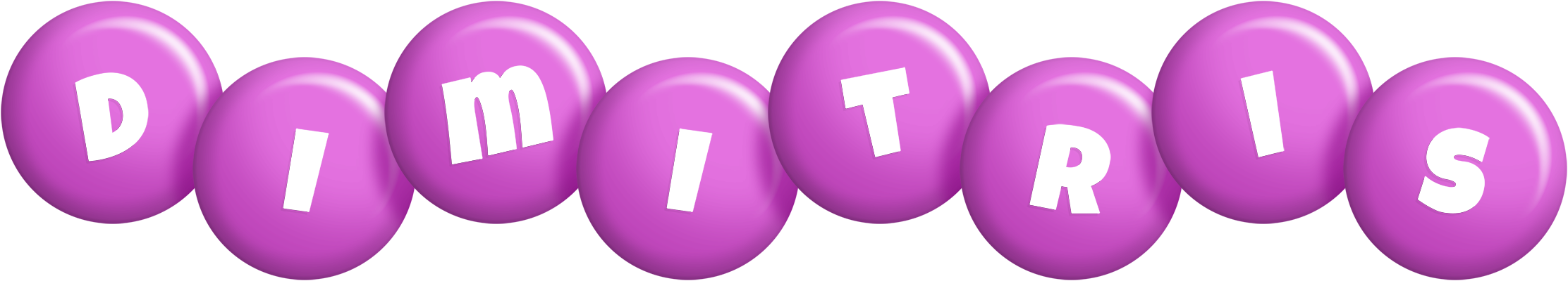 Dimitris candy-purple logo