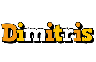 Dimitris cartoon logo