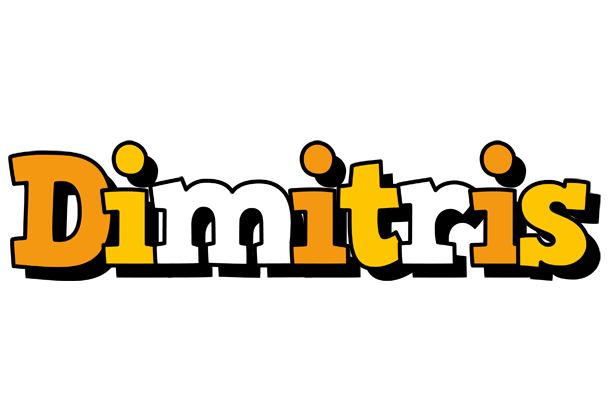 Dimitris cartoon logo