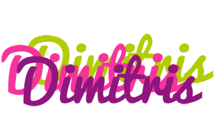 Dimitris flowers logo