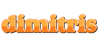 Dimitris orange logo