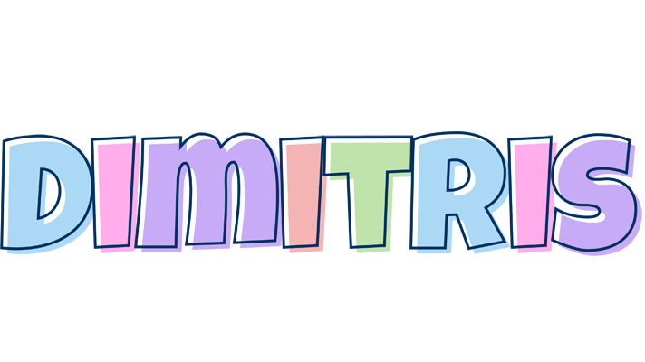 Dimitris pastel logo
