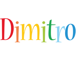 Dimitro birthday logo