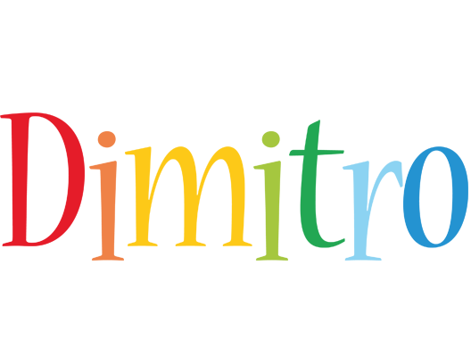 Dimitro birthday logo