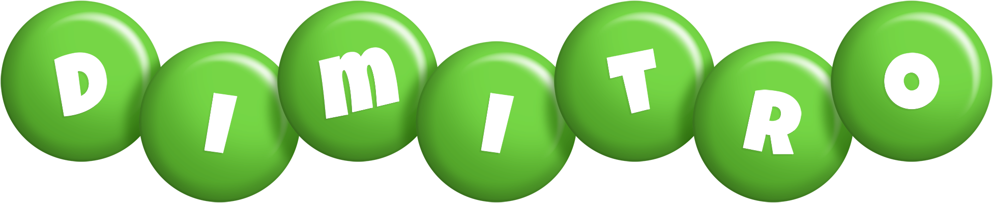 Dimitro candy-green logo