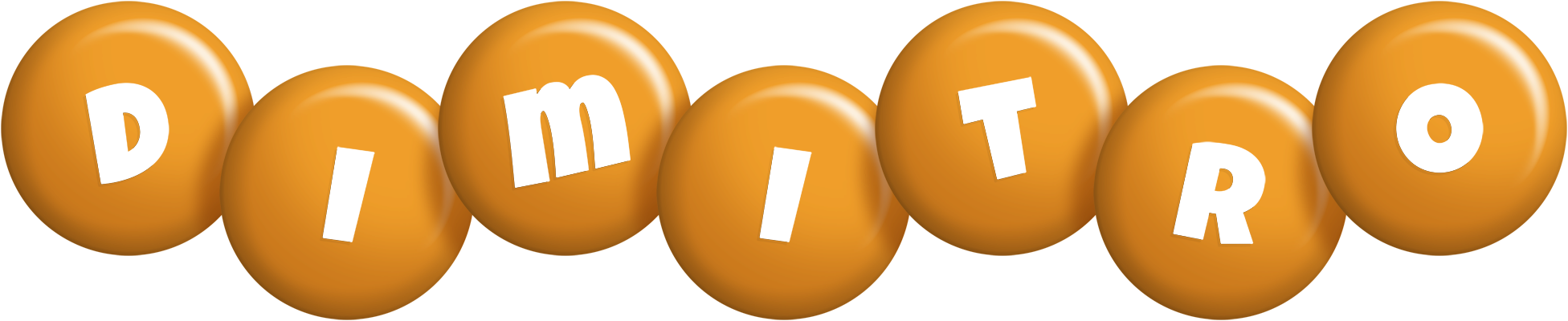 Dimitro candy-orange logo