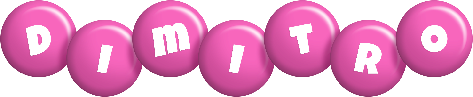 Dimitro candy-pink logo