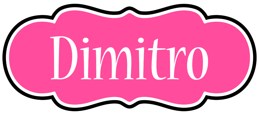Dimitro invitation logo