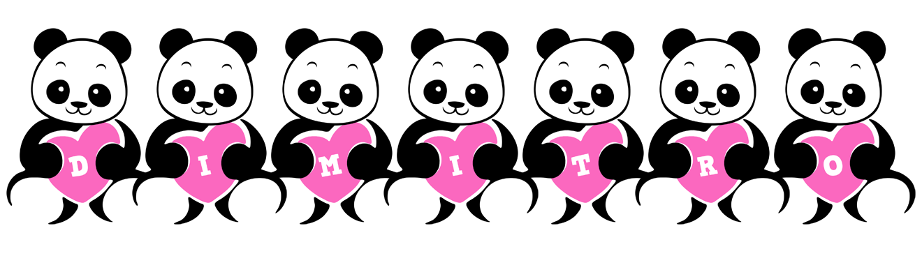 Dimitro love-panda logo
