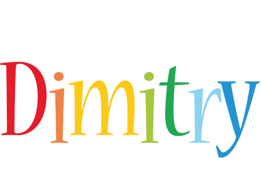 Dimitry birthday logo