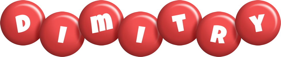 Dimitry candy-red logo