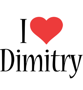 Dimitry i-love logo