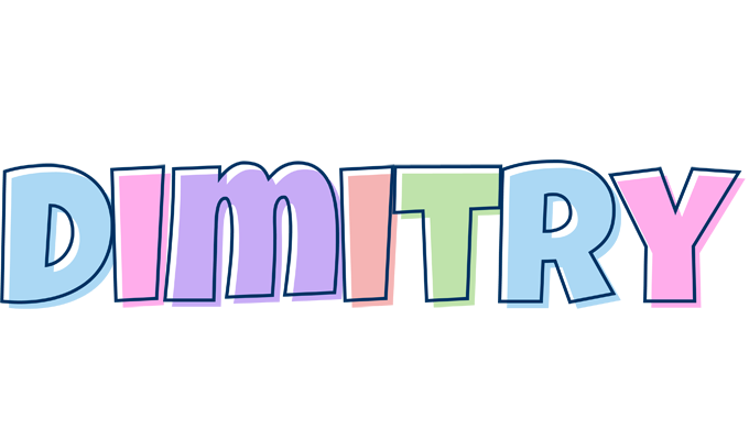 Dimitry pastel logo