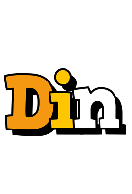 Din cartoon logo