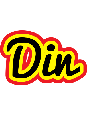 Din flaming logo