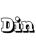 Din snowing logo