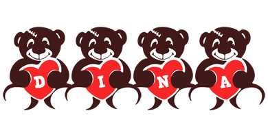 Dina bear logo