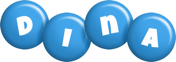 Dina candy-blue logo