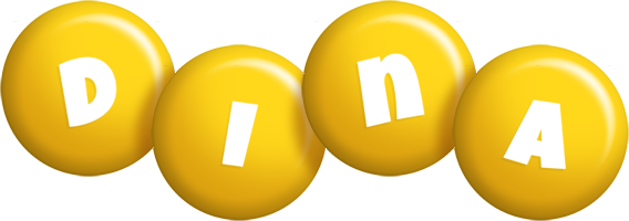 Dina candy-yellow logo
