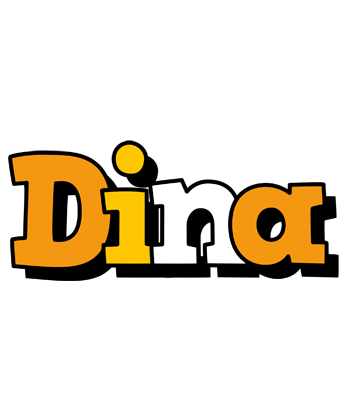 Dina cartoon logo