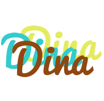 Dina cupcake logo
