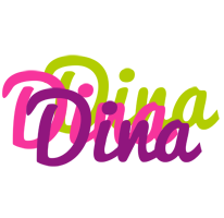 Dina flowers logo