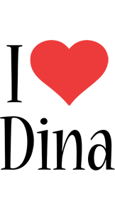 Dina i-love logo
