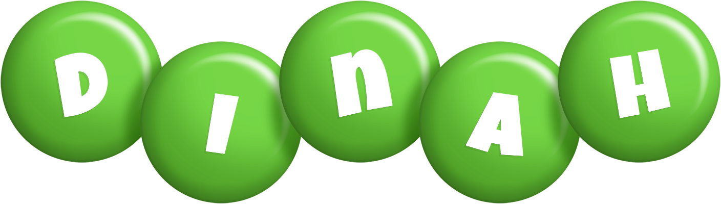Dinah candy-green logo