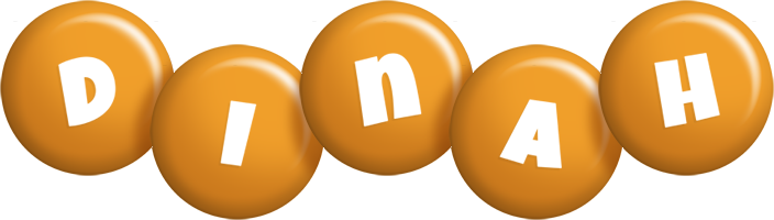 Dinah candy-orange logo