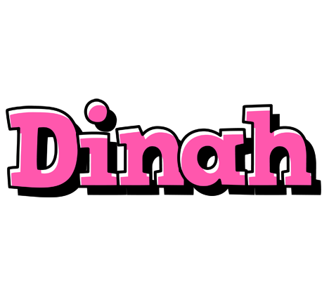 Dinah girlish logo