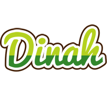 Dinah golfing logo