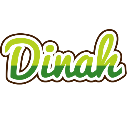Dinah golfing logo