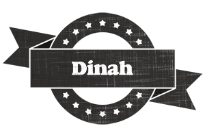 Dinah grunge logo