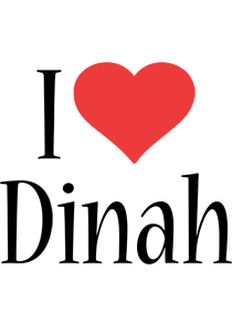 Dinah i-love logo