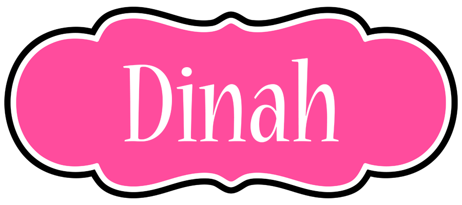 Dinah invitation logo