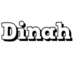 Dinah snowing logo