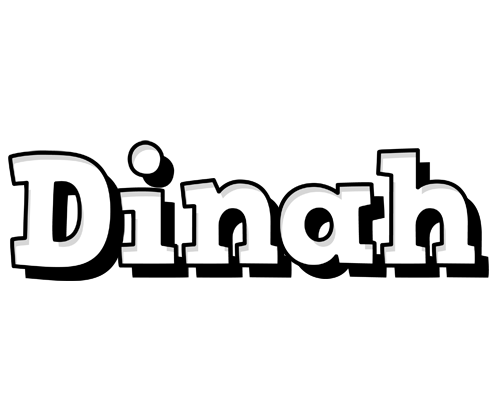 Dinah snowing logo
