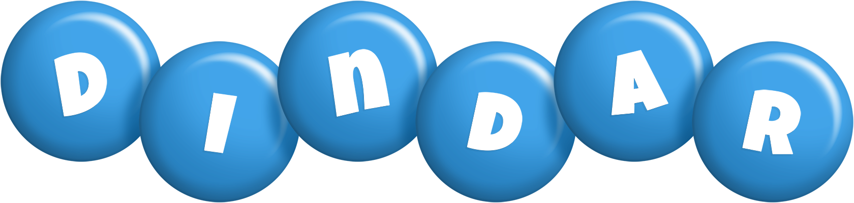 Dindar candy-blue logo