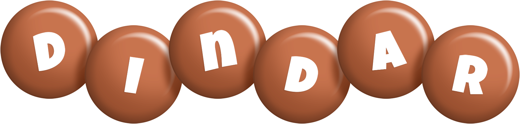 Dindar candy-brown logo