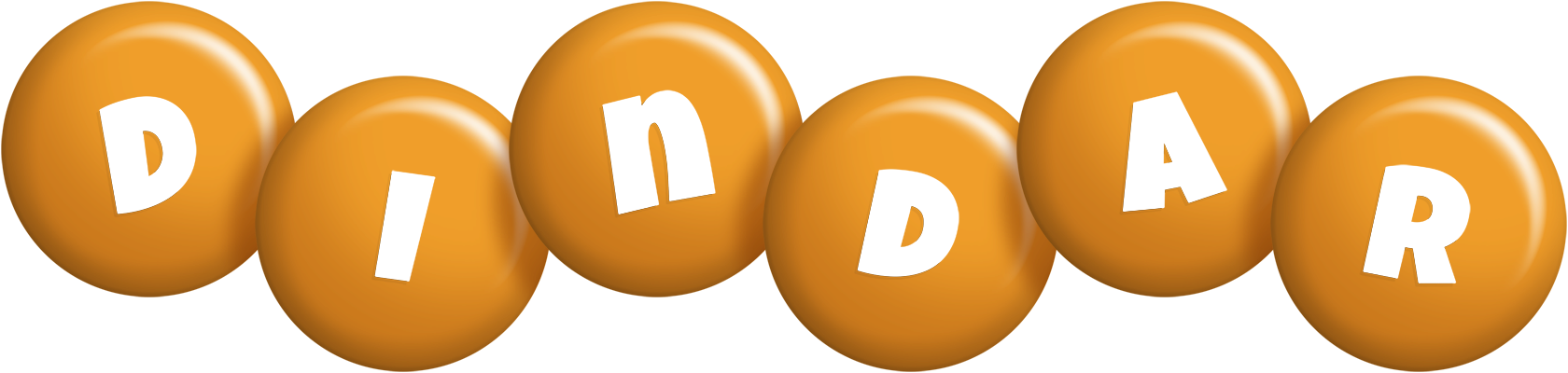 Dindar candy-orange logo