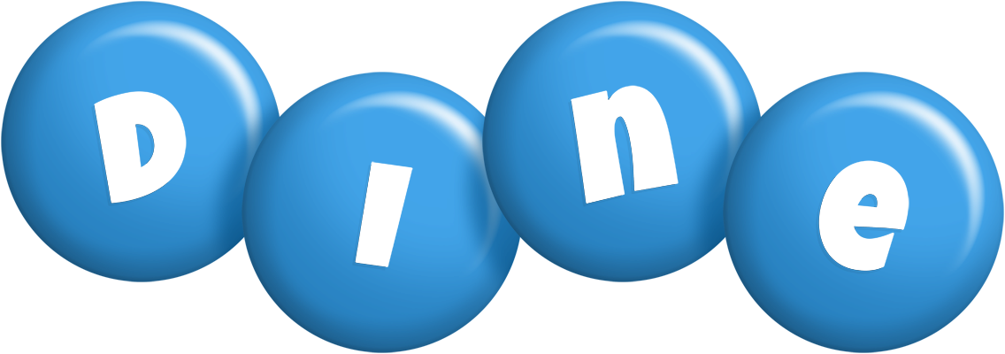 Dine candy-blue logo