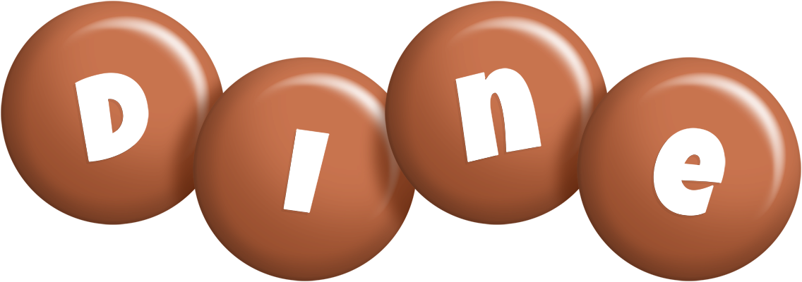 Dine candy-brown logo