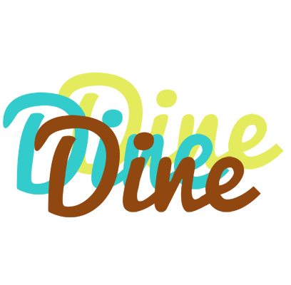 Dine cupcake logo